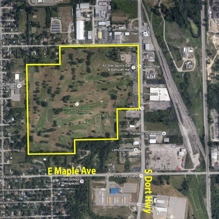 Southmoor Golf Club Bar & Grill - Aerial Map